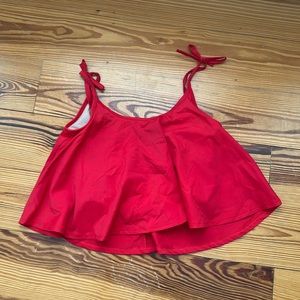 Kortni Jeane Red Swing Top - Medium